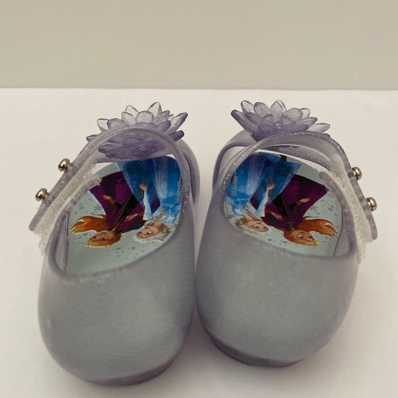 NIB Mini Melissa Frozen Mary Janes Shoes - Size 5 - Picture 2 of 7